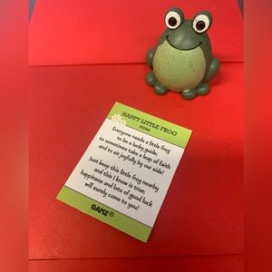Ganz Happy Little Frog Stone